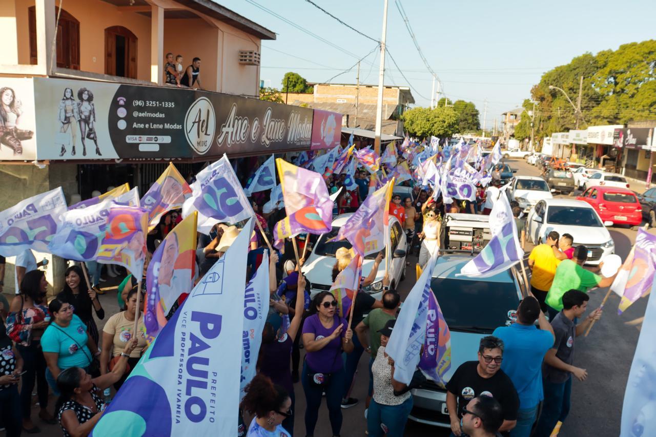 Paulo 50 mobiliza multidão em caminhada histórica no Infraero 2, zona Norte de Macapá
