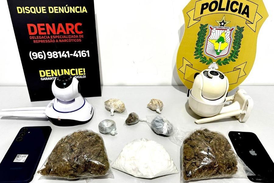 Polícia Civil prende traficante e receptador no Jardim Marco Zero, em Macapá