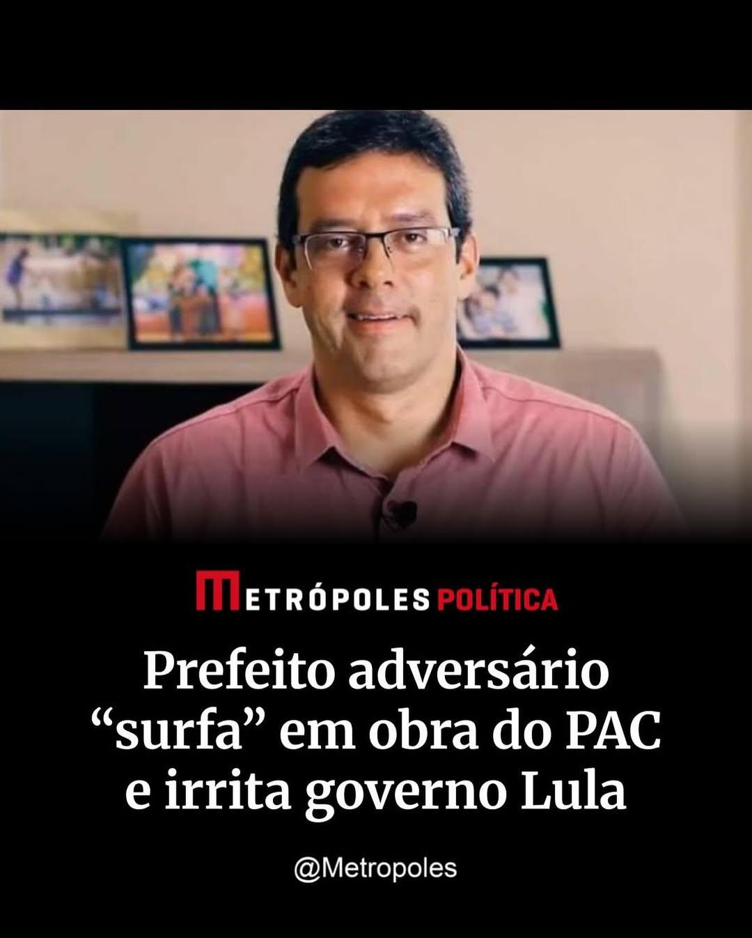 Prefeito de Macapá lança obra federal como se fosse conquista própria