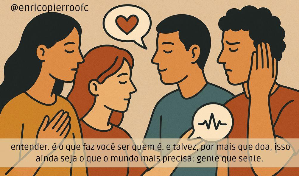 Sentir demais não é defeito